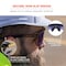 Ergodyne AEGR-AFASM, Safety Glasses, Anti-Scratch & Fog-Off+, Blue Mirror Lens, Clear Smoke Frame AEGR-AFASM - alternate 8